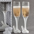 Bride Groom Champagne glasses