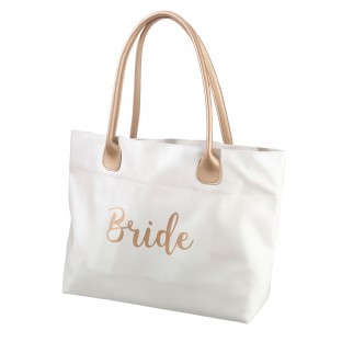 Mariage sac tote bag "bride" future mariée rose gold