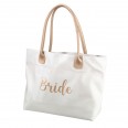 Mariage sac tote bag "bride" future mariée rose gold