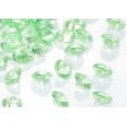 Confettis perles rondes diamant vert pomme 6mm