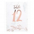 Numéros de Table Rose Gold - 1-12