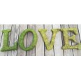 Location lettres LOVE en mousse végétale H30cm