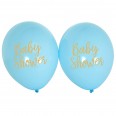 8 ballons 'It's a boy" bleu et or