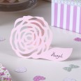 10 Marque place chevalet fleur rose blush