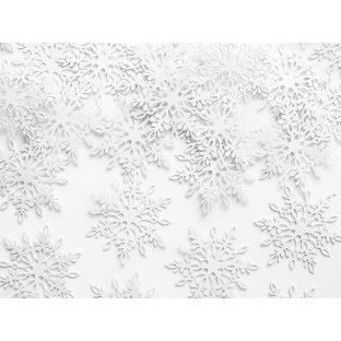 Snow Flake" confetti white, 20 pcs 