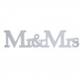 Location lettres Mr & Mrs lettres en bois blanc