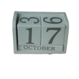 RENTAL white wood calendar